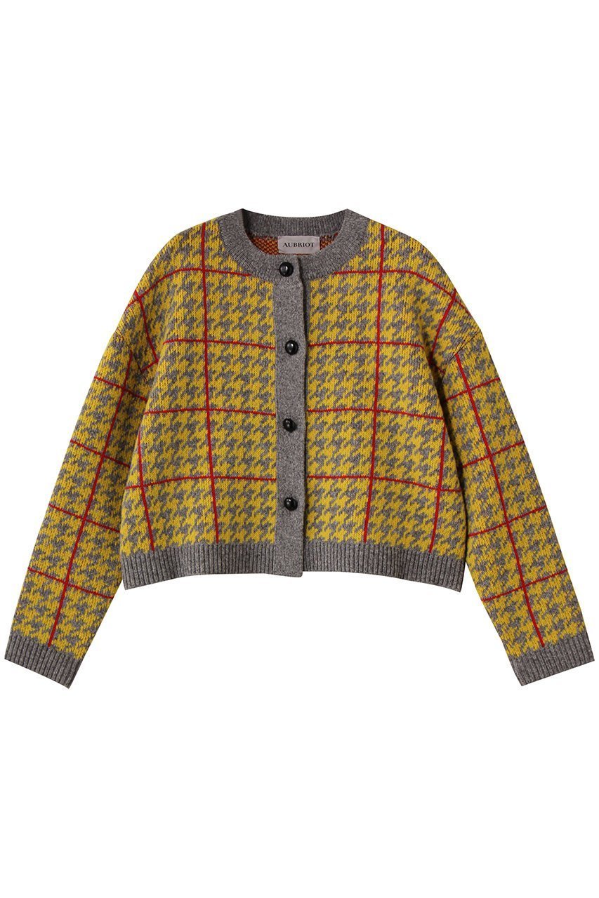 【オブリオ/AUBRIOT】のイタリアンウールカーディガン インテリア・キッズ・メンズ・レディースファッション・服の通販 founy(ファニー) ファッション Fashion レディースファッション Fashion for Women トップス・カットソー Cut & Sew Tops ニット Knit Tops & Sweaters カーディガン・羽織り Layered Style Cardigans イタリア Italy カーディガン Cardigan, Knitwear チェック Check, Plaid, Tartan リラックス Relax, Relaxed Fit チャコールグレー|ID: prp329100004881210 ipo3291000000036433337