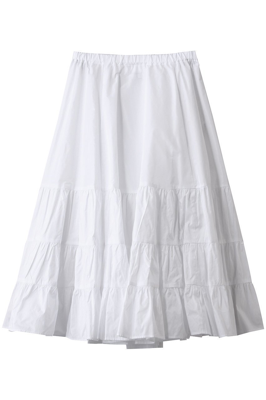 【ジェイドット/j.】の光沢タフタギャザーロングスカート インテリア・キッズ・メンズ・レディースファッション・服の通販 founy(ファニー) 　ファッション　Fashion　レディースファッション　Fashion for Women　スカート　Skirts　ロングスカート　Long Skirts / Maxi & Midi Skirts　シンプル　Simple, Minimal　タフタ　Taffeta, Structured Fabric　フェミニン　Feminine, Girly　ロング　Long, Long-Length　エレガント 上品　Elegant　ホワイト|ID: prp329100004881220 ipo3291000000036433417