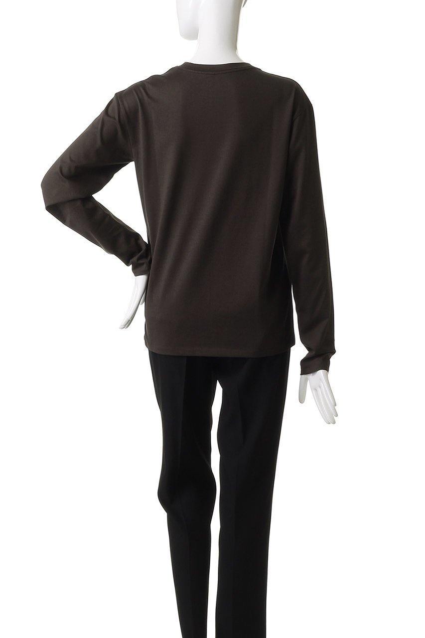 【マルティニーク/martinique】のコットンTシャツ 人気、トレンドファッション・服の通販 founy(ファニー) 　ファッション　Fashion　レディースファッション　Fashion for Women　トップス・カットソー　Cut & Sew Tops　シャツ・ブラウス・オフィスカジュアル　Elegant Blouses & Button-Ups　ロングTシャツ・Tシャツ　Longline T-Shirts & Tees　カットソー・ベーシックTシャツ　Cut-and-Sewn Tops / Stretch Tees & Basics　おすすめ　Recommended / Our Picks　インナー　Innerwear　シンプル　Simple, Minimal　スリーブ　Sleeve, Long Sleeve / Short Sleeve　ベーシック　Basic, Essential　ロング　Long, Long-Length　長袖　Long Sleeve, Full Sleeve　other-4|ID: prp329100004881233 ipo3291000000036433511