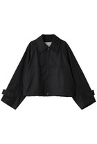 【デパリエ/DEPAREILLE】のタフタジップアップブルゾン ブラック|ID: prp329100004881244 ipo3291000000036433600