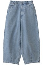 【ミディウミ/MidiUmi】のhigh waist curved denim デニム l.blue|ID: prp329100004881247 ipo3291000000036868026