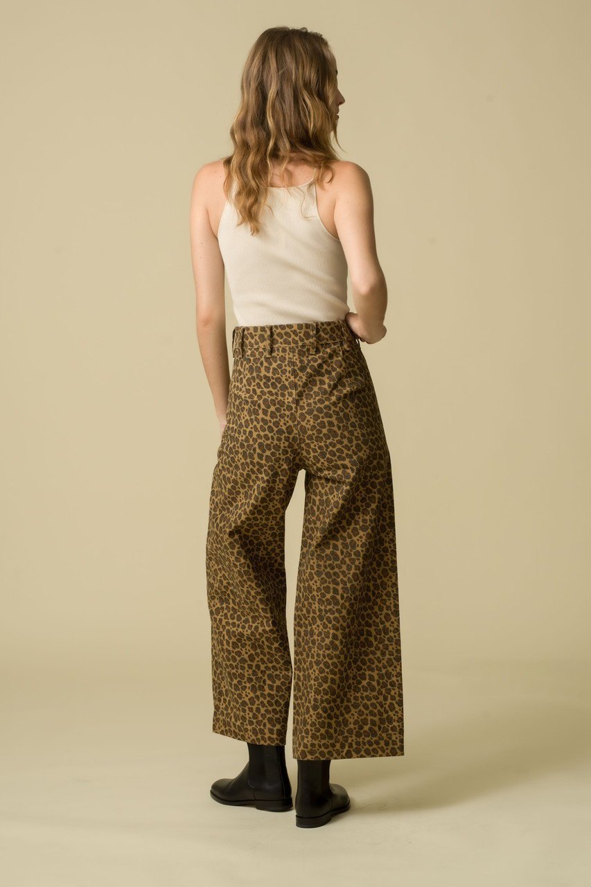 【エスゼット ブロックプリント/SZ Blockprints】のDISCO PANTS LEOPARD ワイドパンツ 大人の最旬トレンドファッション＆コーディネート founy(ファウニー) 　ファッション　Fashion　レディースファッション　Fashion for Women　パンツ　Pants & Trousers　クロップド　Cropped, Short Length　シューズ　Shoes, Footwear　シンプル　Simple, Minimal　レオパード　Leopard, Animal Print　ワイド　Wide, Wide Fit　エレガント 上品　Elegant　other-8|ID: prp329100004881257 ipo3291000000036868075