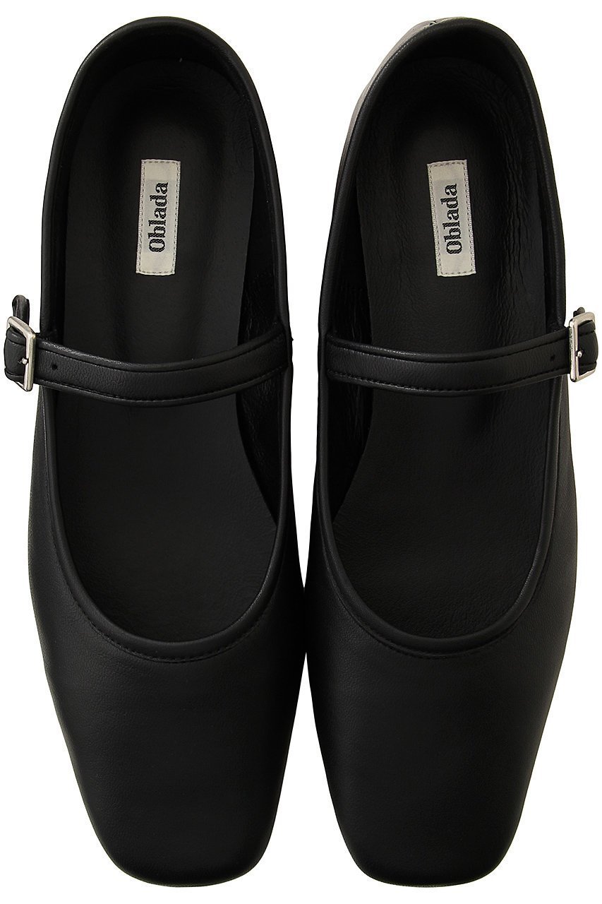 【オブラダ/Oblada】のレザー OBLADA メリージェーン インテリア・キッズ・メンズ・レディースファッション・服の通販 founy(ファニー) 　ファッション　Fashion　レディースファッション　Fashion for Women　エレガント 上品　Elegant　シンプル　Simple, Minimal　パーティ　Party, Party Style　フォルム　Silhouette, Form　再入荷　Restock / Back in Stock　ブラック|ID: prp329100004881297 ipo3291000000036433980