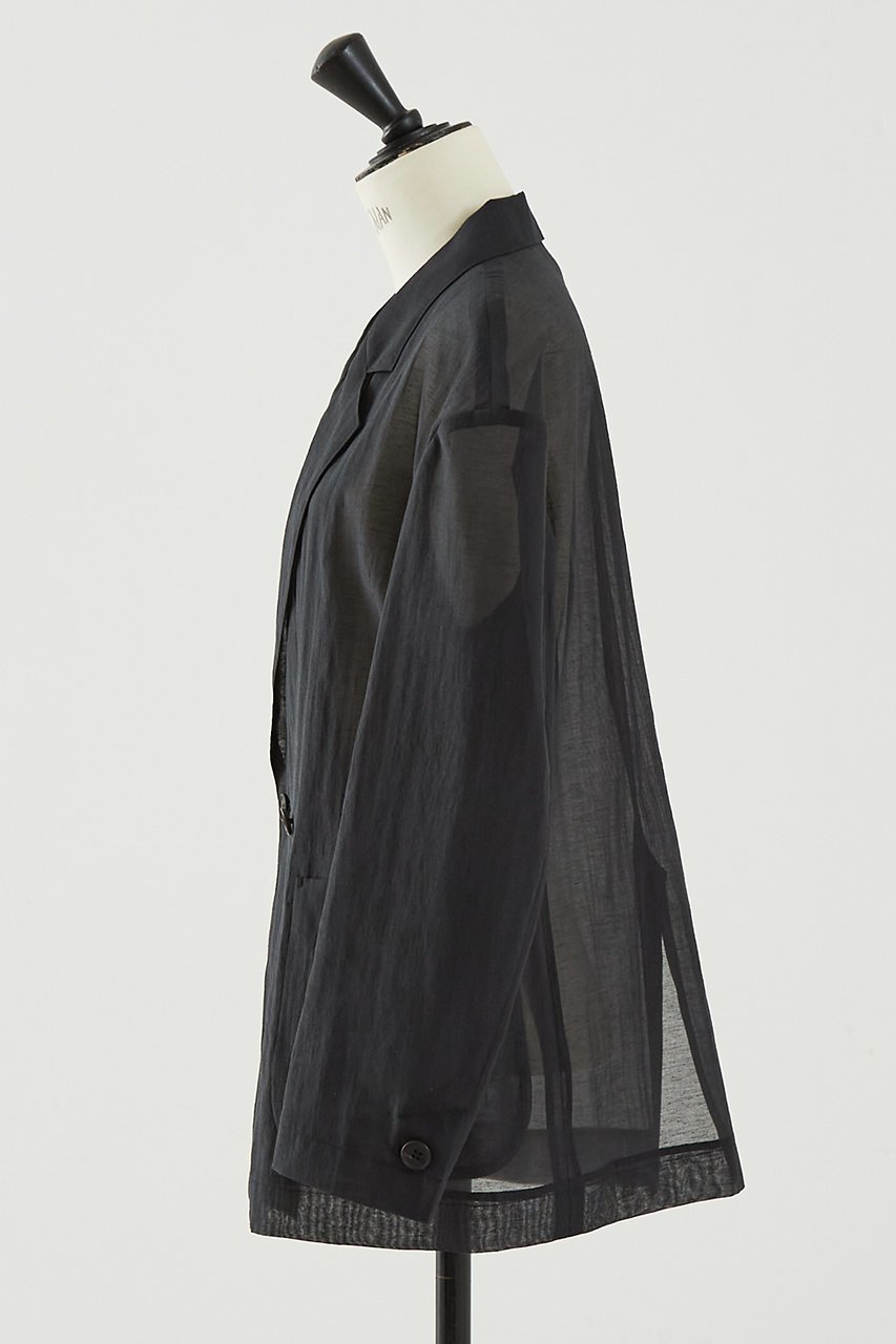 【デザイン ワークス/DESIGN WORKS】のリネン混シアーオーバーサイズジャケット 人気、トレンドファッション・服の通販 founy(ファニー) 　ファッション　Fashion　レディースファッション　Fashion for Women　アウター　Coat / Outerwear Collection　レディースジャケット・軽アウター　Jackets　シアー　Sheer, See-Through　ショルダー　Shoulder, Shoulder Strap　ジャケット　Jacket, Outerwear　ダブル　Double, Double-Breasted　トレンド　Trend, Trending Now　ドロップ　Drop Shoulder, Dropped Style　リネン　Linen, Linen Fabric　リラックス　Relax, Relaxed Fit　防寒　Cold Protection, Winter-Ready　other-2|ID: prp329100004881326 ipo3291000000036434178