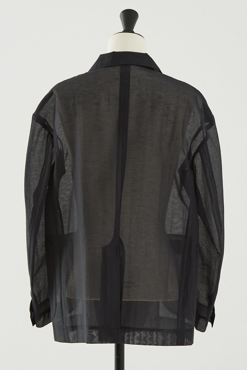 【デザイン ワークス/DESIGN WORKS】のリネン混シアーオーバーサイズジャケット 人気、トレンドファッション・服の通販 founy(ファニー) 　ファッション　Fashion　レディースファッション　Fashion for Women　アウター　Coat / Outerwear Collection　レディースジャケット・軽アウター　Jackets　シアー　Sheer, See-Through　ショルダー　Shoulder, Shoulder Strap　ジャケット　Jacket, Outerwear　ダブル　Double, Double-Breasted　トレンド　Trend, Trending Now　ドロップ　Drop Shoulder, Dropped Style　リネン　Linen, Linen Fabric　リラックス　Relax, Relaxed Fit　防寒　Cold Protection, Winter-Ready　other-3|ID: prp329100004881326 ipo3291000000036434179