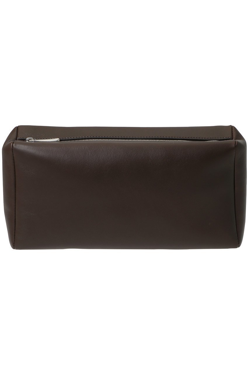 【ザ ロウ/THE ROW】のSQUARED COMPACT CLUTCH インテリア・キッズ・メンズ・レディースファッション・服の通販 founy(ファウニー) 　ファッション　Fashion　レディースファッション　Fashion for Women　バッグ　Bags　クラッチ　Clutch, Clutch Bag　コンパクト　Compact, Small Size　シンプル　Simple, Minimal　スクエア　Square, Square Shape　スマート　Smart, Elegant　パーティ　Party, Party Style　フォルム　Silhouette, Form　ダークブラウン|ID: prp329100004881353 ipo3291000000036434344