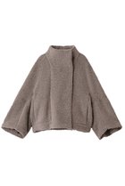 【ルームエイト/Room no.8】のPOODLE ハイネック ショート ドット コート 人気、トレンドファッション・服の通販 founy(ファニー) ファッション Fashion レディースファッション Fashion for Women アウター Coat / Outerwear Collection コート・ロングコート・ピーコート Long Coats, Peacoats & More ショート Short, Short Length ドット Polka Dot, Dot Pattern ハイネック High Neck, Mock Neck バランス Balance, Style Balance フェミニン Feminine, Girly リュクス Luxury, Elegant, High-End, Chic thumbnail ライトブラウン|ID: prp329100004881372 ipo3291000000036434480