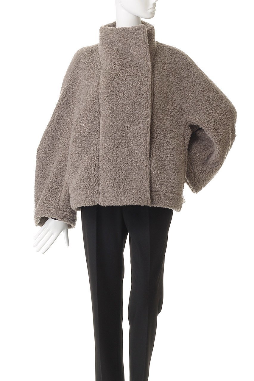 【ルームエイト/Room no.8】のPOODLE ハイネック ショート ドット コート 人気、トレンドファッション・服の通販 founy(ファニー) 　ファッション　Fashion　レディースファッション　Fashion for Women　アウター　Coat / Outerwear Collection　コート・ロングコート・ピーコート　Long Coats, Peacoats & More　ショート　Short, Short Length　ドット　Polka Dot, Dot Pattern　ハイネック　High Neck, Mock Neck　バランス　Balance, Style Balance　フェミニン　Feminine, Girly　リュクス　Luxury, Elegant, High-End, Chic　other-2|ID: prp329100004881372 ipo3291000000036434481