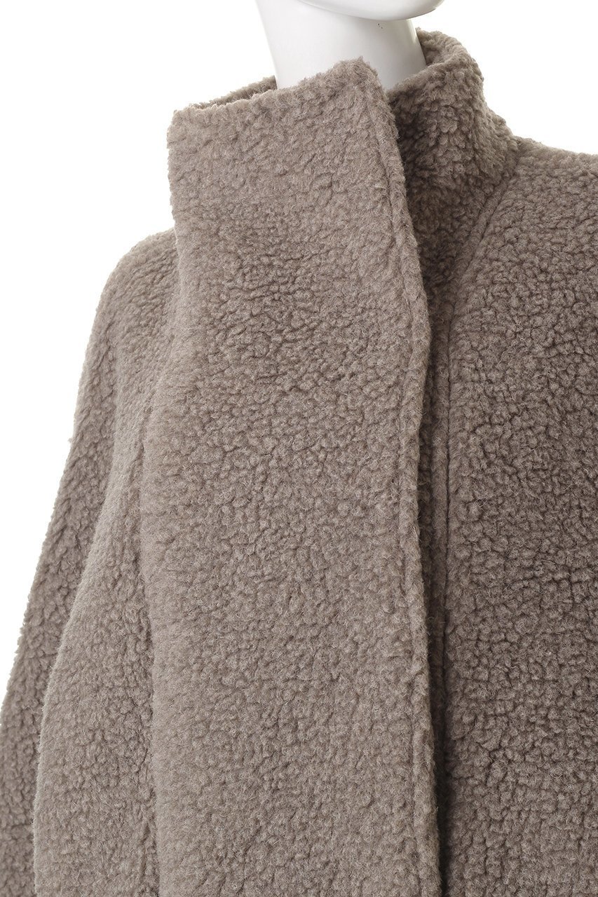 【ルームエイト/Room no.8】のPOODLE ハイネック ショート ドット コート 人気、トレンドファッション・服の通販 founy(ファニー) 　ファッション　Fashion　レディースファッション　Fashion for Women　アウター　Coat / Outerwear Collection　コート・ロングコート・ピーコート　Long Coats, Peacoats & More　ショート　Short, Short Length　ドット　Polka Dot, Dot Pattern　ハイネック　High Neck, Mock Neck　バランス　Balance, Style Balance　フェミニン　Feminine, Girly　リュクス　Luxury, Elegant, High-End, Chic　other-5|ID: prp329100004881372 ipo3291000000036434485