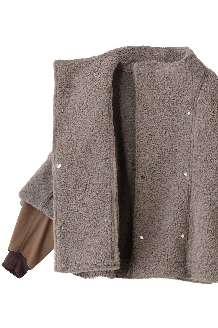 【ルームエイト/Room no.8】のPOODLE ハイネック ショート ドット コート 人気、トレンドファッション・服の通販 founy(ファニー) 　ファッション　Fashion　レディースファッション　Fashion for Women　アウター　Coat / Outerwear Collection　コート・ロングコート・ピーコート　Long Coats, Peacoats & More　ショート　Short, Short Length　ドット　Polka Dot, Dot Pattern　ハイネック　High Neck, Mock Neck　バランス　Balance, Style Balance　フェミニン　Feminine, Girly　リュクス　Luxury, Elegant, High-End, Chic　other-6|ID: prp329100004881372 ipo3291000000036434487