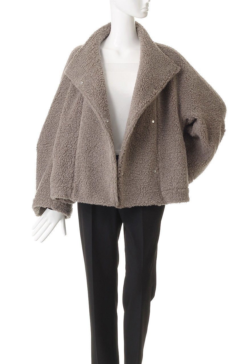 【ルームエイト/Room no.8】のPOODLE ハイネック ショート ドット コート 人気、トレンドファッション・服の通販 founy(ファニー) 　ファッション　Fashion　レディースファッション　Fashion for Women　アウター　Coat / Outerwear Collection　コート・ロングコート・ピーコート　Long Coats, Peacoats & More　ショート　Short, Short Length　ドット　Polka Dot, Dot Pattern　ハイネック　High Neck, Mock Neck　バランス　Balance, Style Balance　フェミニン　Feminine, Girly　リュクス　Luxury, Elegant, High-End, Chic　other-7|ID: prp329100004881372 ipo3291000000036434489