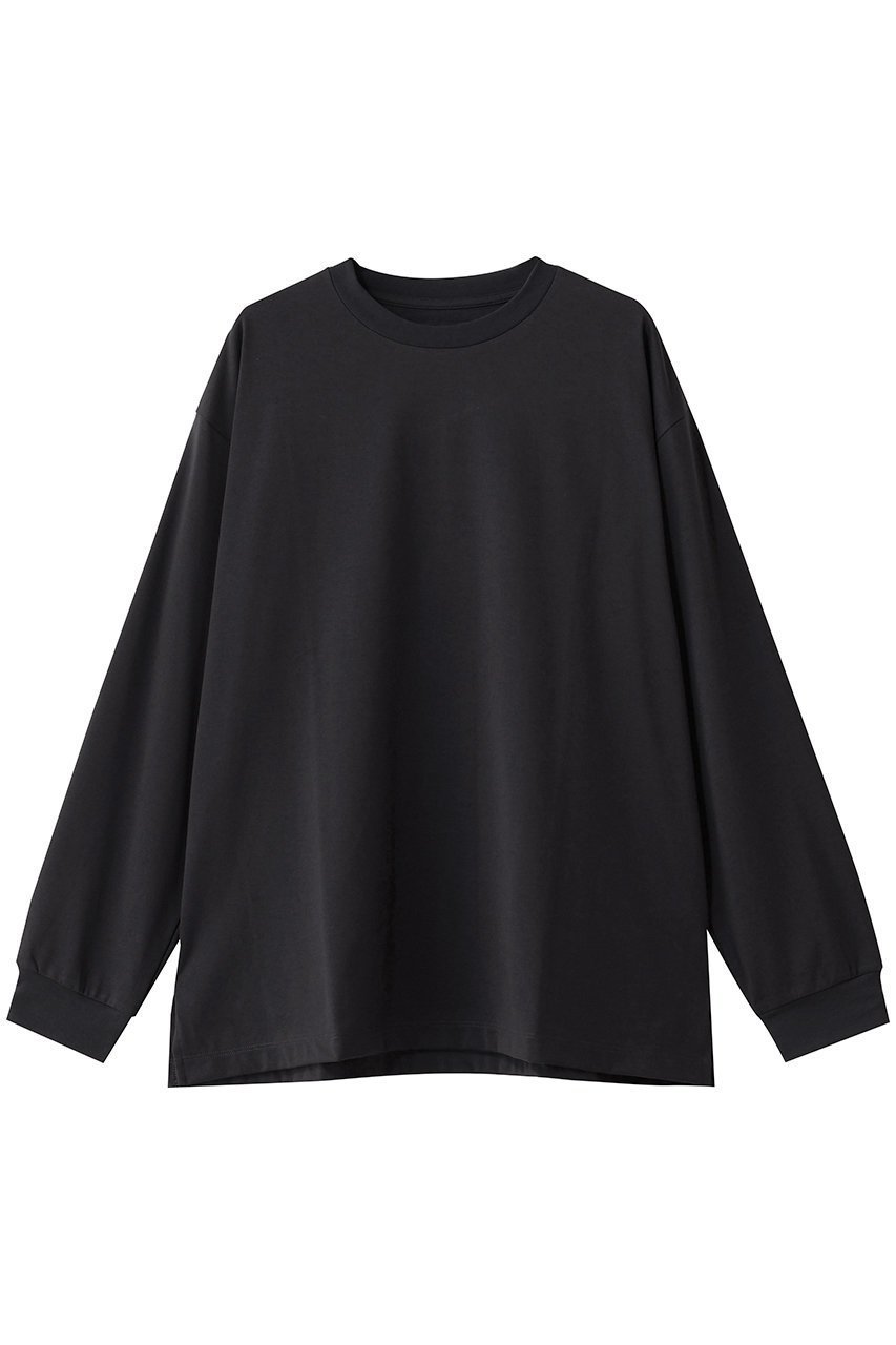 【メゾンスペシャル/MAISON SPECIAL】の【UNISEX】ECILプレーティング天竺カットソー L/S インテリア・キッズ・メンズ・レディースファッション・服の通販 founy(ファニー) 　ファッション　Fashion　レディースファッション　Fashion for Women　トップス・カットソー　Cut & Sew Tops　シャツ・ブラウス・オフィスカジュアル　Elegant Blouses & Button-Ups　ロングTシャツ・Tシャツ　Longline T-Shirts & Tees　カットソー・ベーシックTシャツ　Cut-and-Sewn Tops / Stretch Tees & Basics　ユニセックス　Unisex, Genderless　なめらか　Smooth, Silky Texture　インナー　Innerwear　カットソー　Cut and Sewn Top　コンパクト　Compact, Small Size　スリット　Slit, Slit Detail　スリーブ　Sleeve, Long Sleeve / Short Sleeve　ロング　Long, Long-Length　定番　Standard, Basic Item　C.GRY(チャコールグレー)|ID: prp329100004881375 ipo3291000000036434503