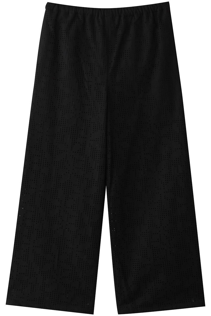 【ミディウミソリッド/MIDIUMISOLID】のlace easy PT.S パンツ インテリア・キッズ・メンズ・レディースファッション・服の通販 founy(ファニー) 　ファッション　Fashion　レディースファッション　Fashion for Women　パンツ　Pants & Trousers　エレガント 上品　Elegant　レース　Lace, Lace Fabric　夏　Summer　black|ID: prp329100004881402 ipo3291000000036434668