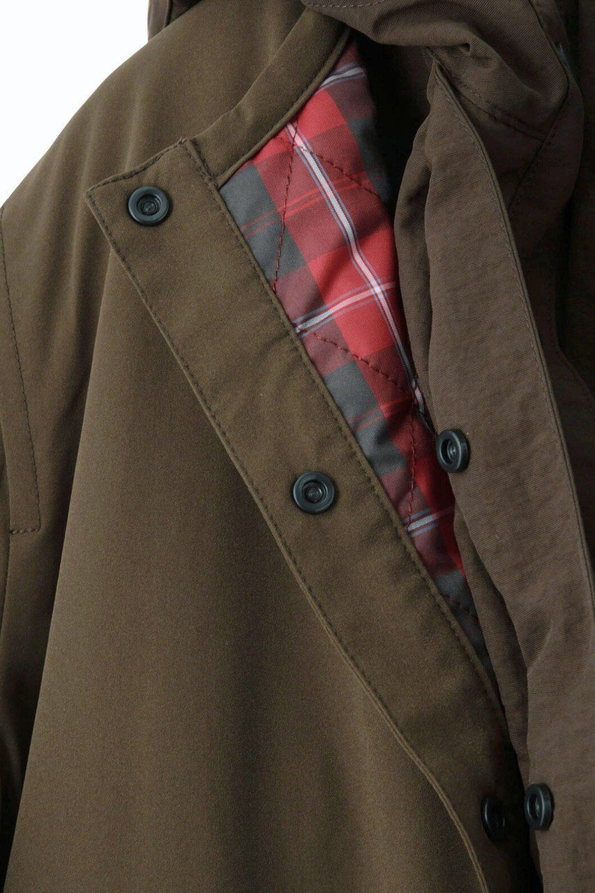 【レリル/lelill】の4WAY BLOUSON 人気、トレンドファッション・服の通販 founy(ファニー) 　ファッション　Fashion　レディースファッション　Fashion for Women　アウター　Coat / Outerwear Collection　コート・ロングコート・ピーコート　Long Coats, Peacoats & More　ブルゾンジャケット・スポーティアウター　Blouson Jackets　ショート　Short, Short Length　チェック　Check, Plaid, Tartan　ドッキング　Docking, Mixed Material　ドローコード　Drawcord, Drawstring Cord　ブルゾン　Blouson, Bomber Jacket　ベスト　Vest, Waistcoat　リバーシブル　Reversible, Two-Sided　無地　Plain, Solid Color　other-5|ID: prp329100004881411 ipo3291000000036434729