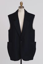 【ヒューエルミュージアム/hueLe Museum】の【STUMBLY】Baloon Silhouette Gilet ネイビー|ID: prp329100004881432 ipo3291000000036434877