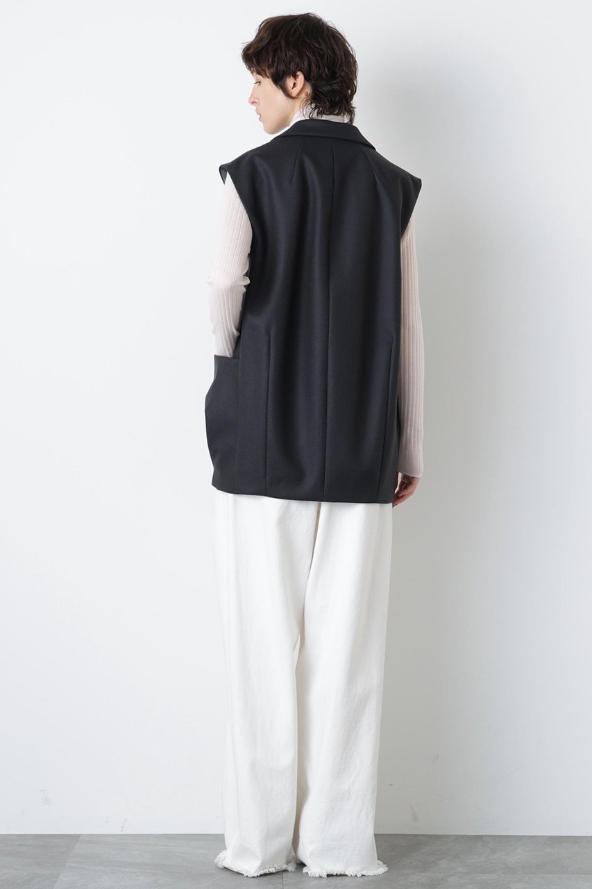 【ヒューエルミュージアム/hueLe Museum】の【STUMBLY】Baloon Silhouette Gilet 大人の最旬トレンドファッション＆コーディネート founy(ファウニー) 　ファッション　Fashion　レディースファッション　Fashion for Women　アウター　Coat / Outerwear Collection　レディースジャケット・軽アウター　Jackets　シンプル　Simple, Minimal　ジャケット　Jacket, Outerwear　バランス　Balance, Style Balance　パターン　Pattern, Design Print　ボックス　Boxy, Box Shape　ポケット　Pocket, Pocket Detail　再入荷　Restock / Back in Stock　other-5|ID: prp329100004881432 ipo3291000000036509521
