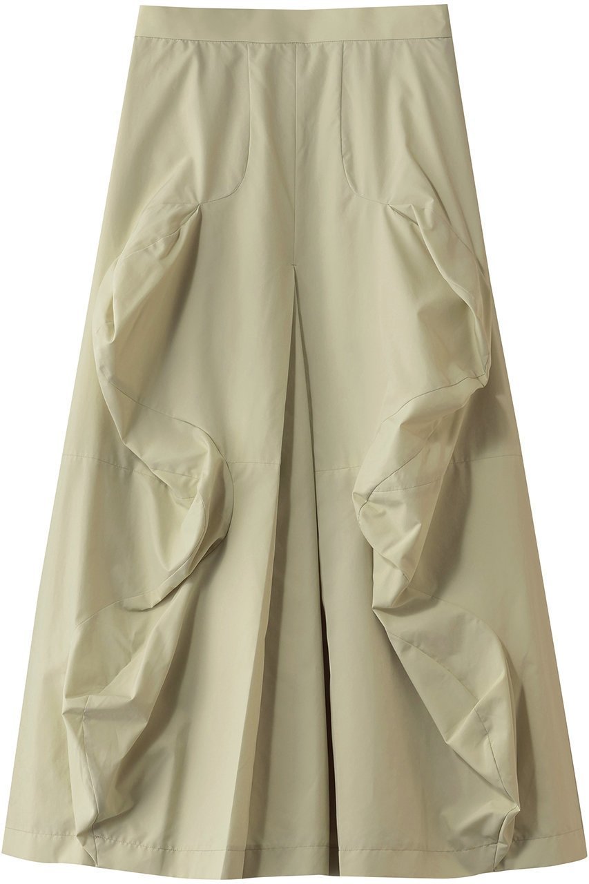 【ナゴンスタンス/nagonstans】のcurvy line skirt インテリア・キッズ・メンズ・レディースファッション・服の通販 founy(ファウニー) 　ファッション　Fashion　レディースファッション　Fashion for Women　スカート　Skirts　ロングスカート　Long Skirts / Maxi & Midi Skirts　タフタ　Taffeta, Structured Fabric　ボックス　Boxy, Box Shape　ロング　Long, Long-Length　エレガント 上品　Elegant　Sand|ID: prp329100004881438 ipo3291000000036865545