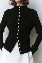 【マルティニーク/martinique】のウールリブスタンドカーディガン 人気、トレンドファッション・服の通販 founy(ファニー) ファッション Fashion レディースファッション Fashion for Women トップス・カットソー Cut & Sew Tops ニット Knit Tops & Sweaters カーディガン・羽織り Layered Style Cardigans おすすめ Recommended / Our Picks インナー Innerwear カーディガン Cardigan, Knitwear トレンド Trend, Trending Now ハイネック High Neck, Mock Neck バランス Balance, Style Balance 羽織 Haori, Light Jacket thumbnail ブラック|ID: prp329100004881469 ipo3291000000036435123