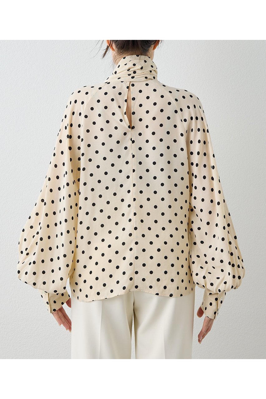 【ウィムガゼット/Whim Gazette】のドットボウタイブラウス 人気、トレンドファッション・服の通販 founy(ファニー) ファッション Fashion レディースファッション Fashion for Women トップス・カットソー Cut & Sew Tops シャツ・ブラウス・オフィスカジュアル Elegant Blouses & Button-Ups とろみ Fluid, Flowy Fabric なめらか Smooth, Silky Texture キュプラ Cupro, Eco Fabric クラシカル Classical, Vintage-Inspired スリーブ Sleeve, Long Sleeve / Short Sleeve ドット Polka Dot, Dot Pattern プリント Print, Printed Pattern リラックス Relax, Relaxed Fit ロング Long, Long-Length ワイド Wide, Wide Fit エレガント 上品 Elegant other-8|ID: prp329100004881475 ipo3291000000036435175