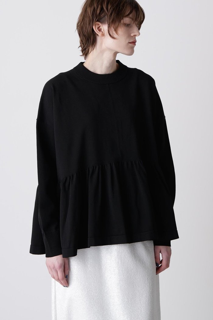 【ヒューエルミュージアム/hueLe Museum】の【hLM】フレアニット インテリア・キッズ・メンズ・レディースファッション・服の通販 founy(ファニー) https://founy.com/ ファッション Fashion レディースファッション Fashion for Women トップス・カットソー Cut & Sew Tops ニット Knit Tops & Sweaters カジュアルプルオーバー・ニットトップス Pullovers & Knit Tops / Casual Pullovers ギャザー Gathered, Ruffled トレンド Trend, Trending Now フォルム Silhouette, Form フレア Flare, Flared ペプラム Peplum, Flared Hem 再入荷 Restock / Back in Stock |ID: prp329100004881483 ipo3291000000036435280