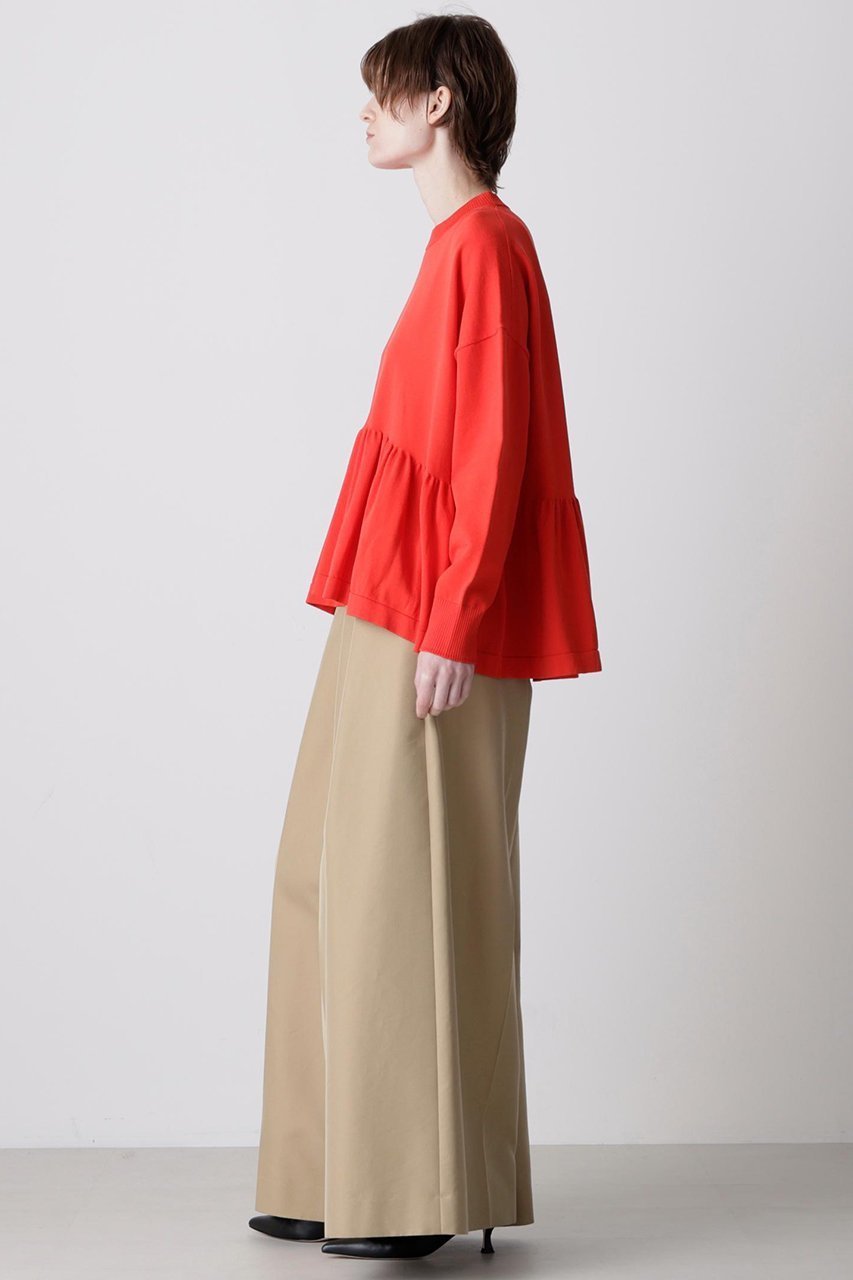 【ヒューエルミュージアム/hueLe Museum】の【hLM】フレアニット 人気、トレンドファッション・服の通販 founy(ファニー) ファッション Fashion レディースファッション Fashion for Women トップス・カットソー Cut & Sew Tops ニット Knit Tops & Sweaters カジュアルプルオーバー・ニットトップス Pullovers & Knit Tops / Casual Pullovers ギャザー Gathered, Ruffled トレンド Trend, Trending Now フォルム Silhouette, Form フレア Flare, Flared ペプラム Peplum, Flared Hem 再入荷 Restock / Back in Stock other-3|ID: prp329100004881483 ipo3291000000036435292