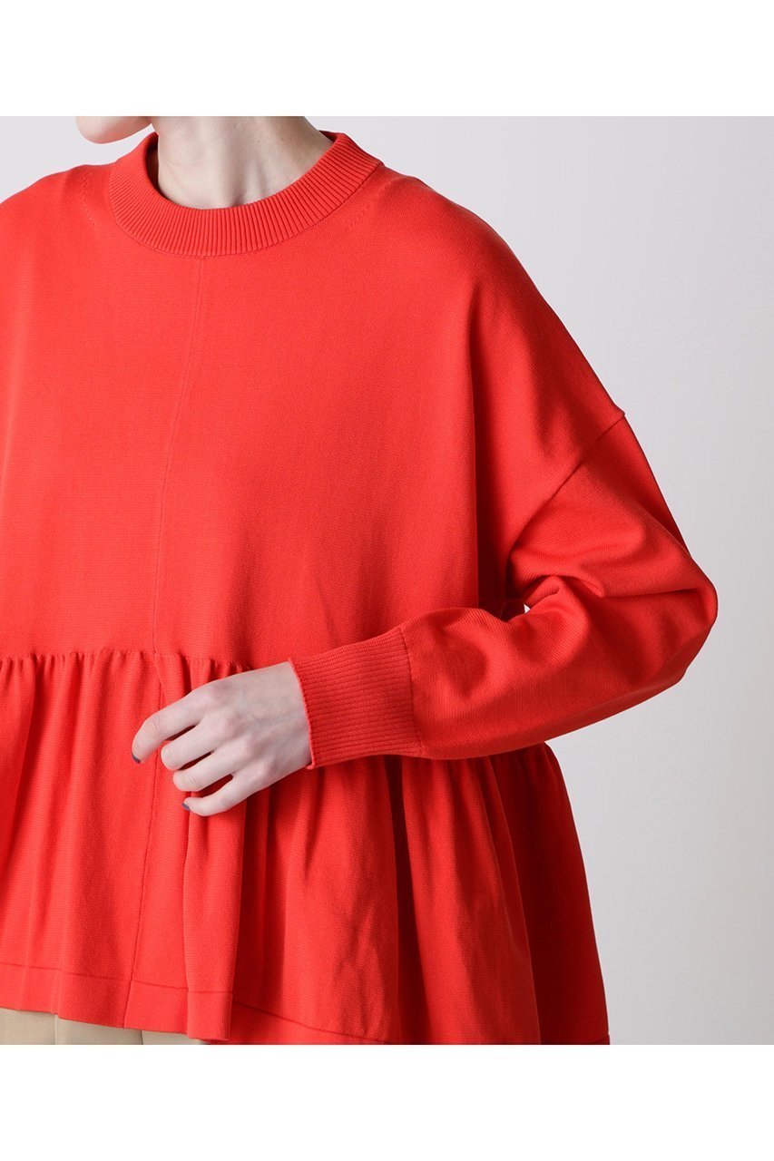 【ヒューエルミュージアム/hueLe Museum】の【hLM】フレアニット 人気、トレンドファッション・服の通販 founy(ファニー) ファッション Fashion レディースファッション Fashion for Women トップス・カットソー Cut & Sew Tops ニット Knit Tops & Sweaters カジュアルプルオーバー・ニットトップス Pullovers & Knit Tops / Casual Pullovers ギャザー Gathered, Ruffled トレンド Trend, Trending Now フォルム Silhouette, Form フレア Flare, Flared ペプラム Peplum, Flared Hem 再入荷 Restock / Back in Stock other-6|ID: prp329100004881483 ipo3291000000036435300