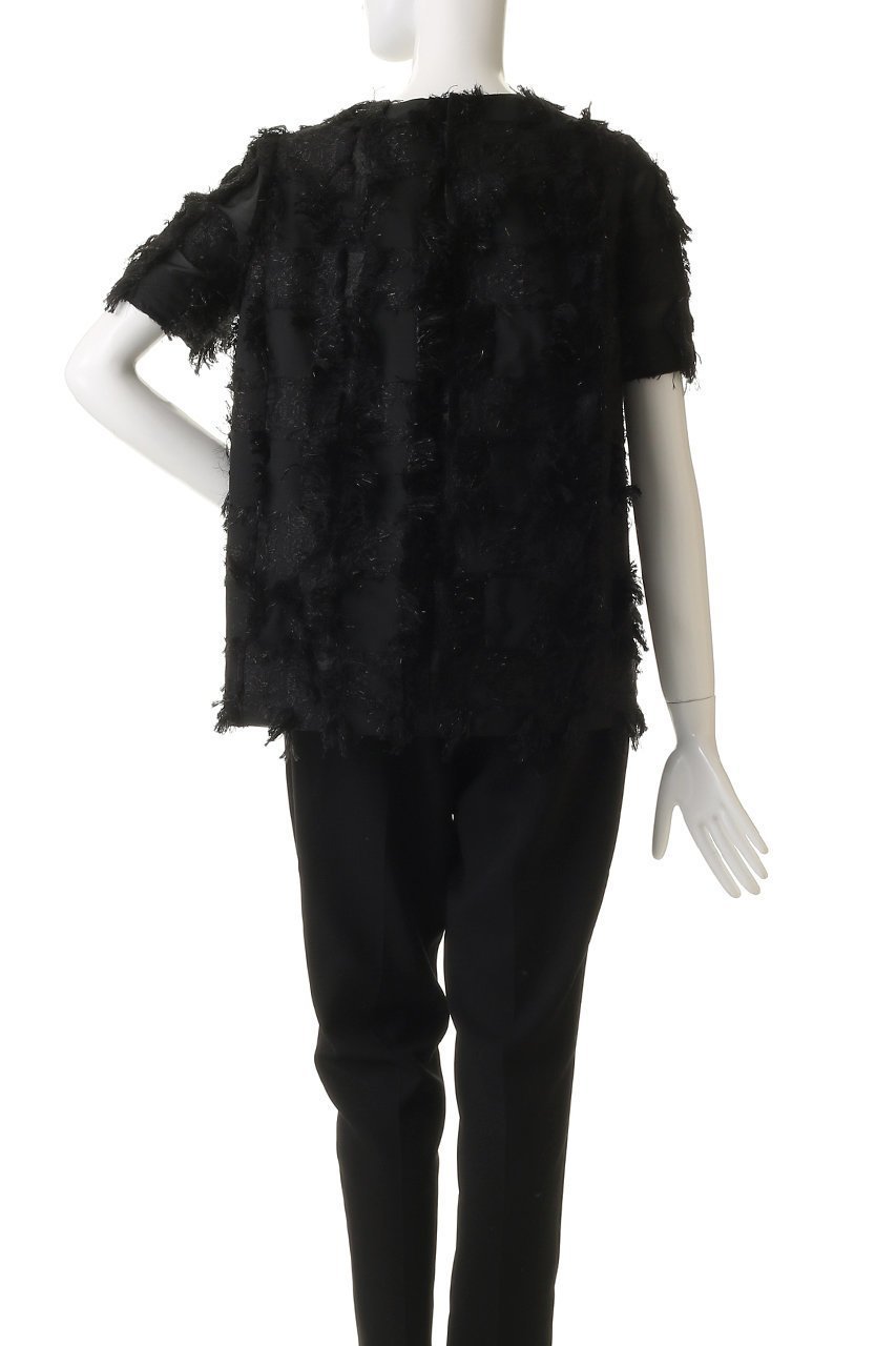 【エムフィル/M Fil】のラメクロス ジャカード フォルムブラウス 人気、トレンドファッション・服の通販 founy(ファニー) ファッション Fashion レディースファッション Fashion for Women トップス・カットソー Cut & Sew Tops シャツ・ブラウス・オフィスカジュアル Elegant Blouses & Button-Ups インナー Innerwear ショート Short, Short Length ジャカード/ジャガード Jacquard, Woven Pattern スリーブ Sleeve, Long Sleeve / Short Sleeve フォルム Silhouette, Form メッシュ Mesh, Net Fabric ラグジュアリー Luxury, Elegant 人気 Popular, Best Seller 今季 This Season, Current Season other-4|ID: prp329100004881490 ipo3291000000036435382