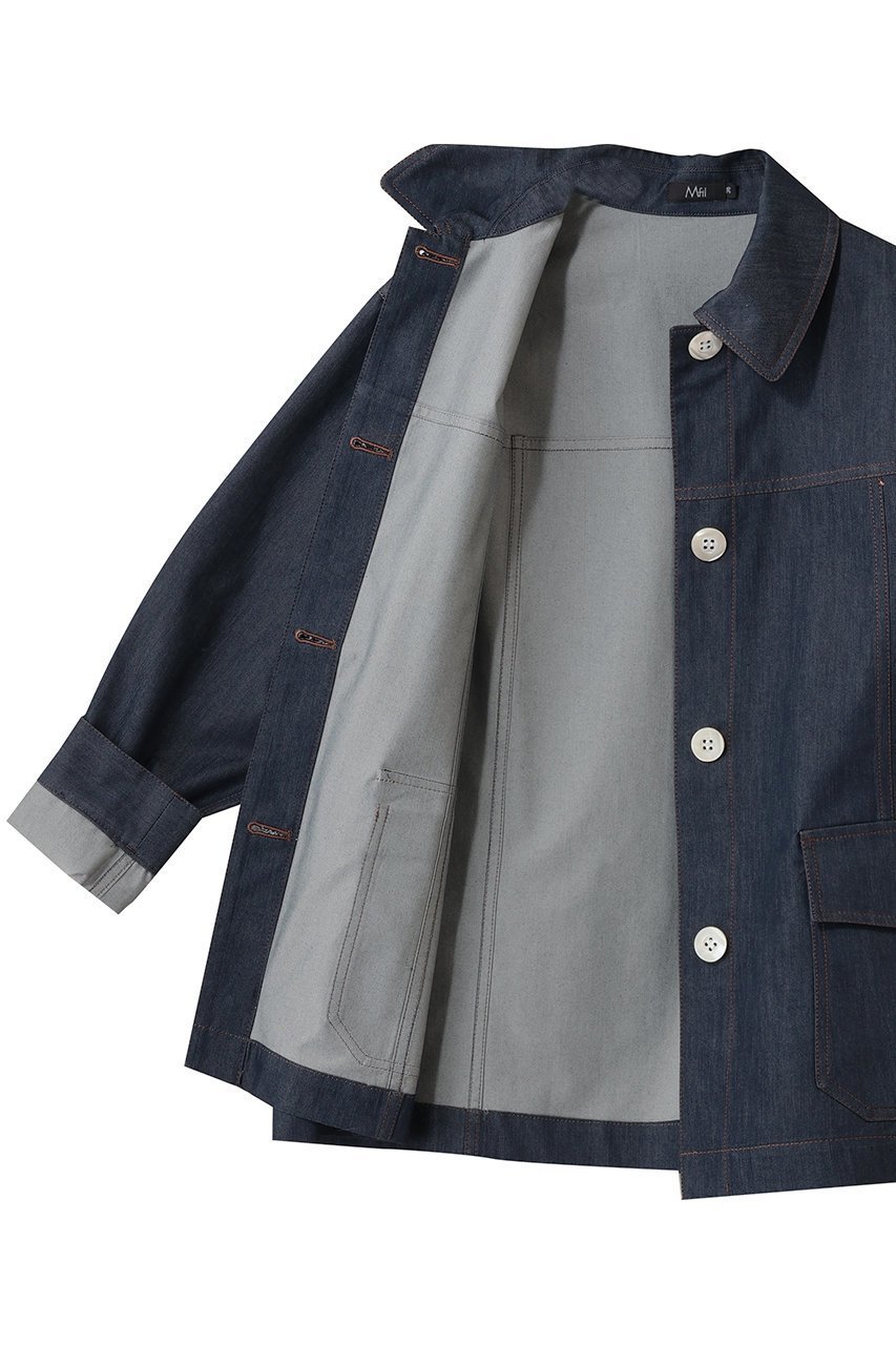 【エムフィル/M Fil】のライトデニム ジャケット 人気、トレンドファッション・服の通販 founy(ファニー) ファッション Fashion レディースファッション Fashion for Women アウター Coat / Outerwear Collection レディースジャケット・軽アウター Jackets デニムジャケット / カジュアルアウター Denim Jackets ジャケット Jacket, Outerwear デニム Denim, Jeans Material パターン Pattern, Design Print リラックス Relax, Relaxed Fit 切替 Switching, Contrast Panel 吸水 Absorbent, Quick-Dry 新作・新入荷 New Arrivals / New In other-6|ID: prp329100004881493 ipo3291000000036435433