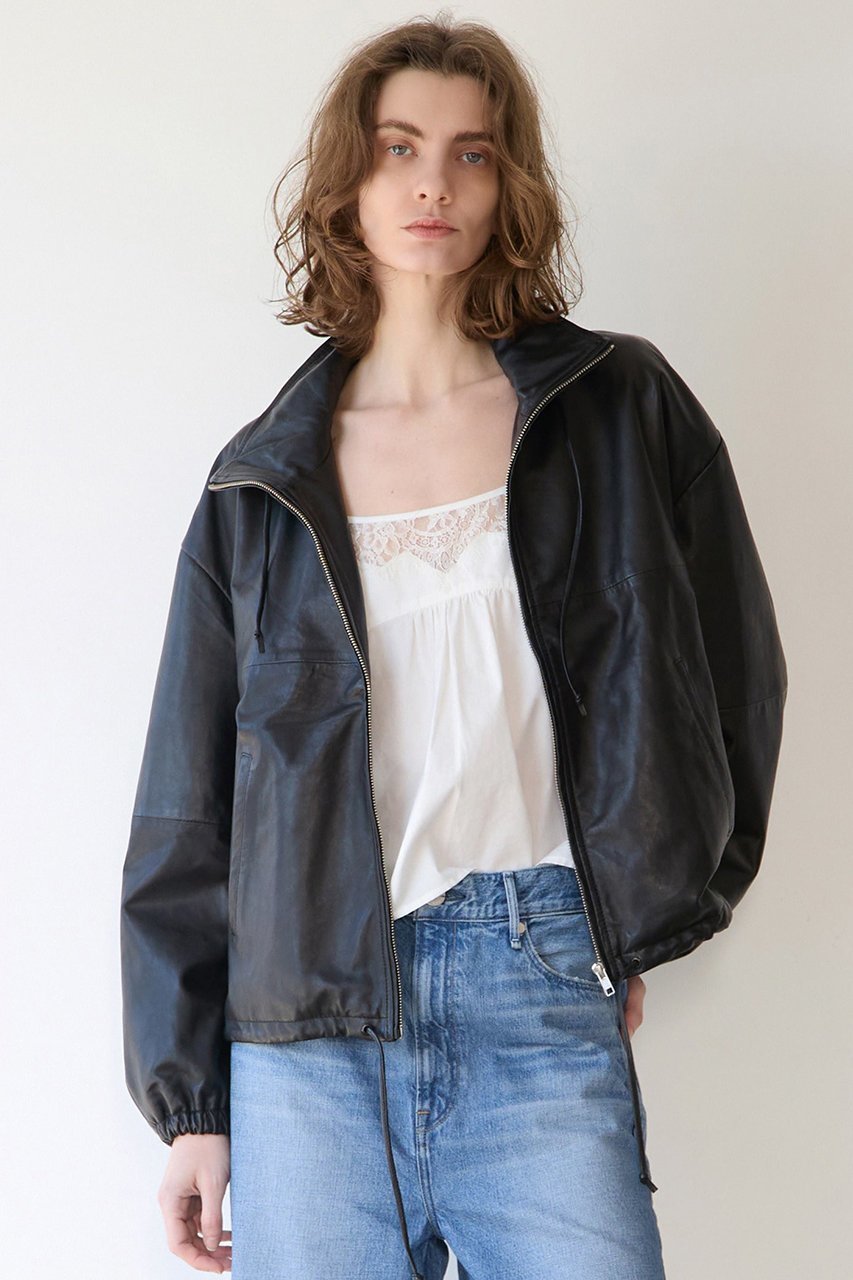 【マルティニーク/martinique】の【HAIKURE】JORDAN NAPPA レザーブルゾン 人気、トレンドファッション・服の通販 founy(ファニー) ファッション Fashion レディースファッション Fashion for Women アウター Coat / Outerwear Collection レディースジャケット・軽アウター Jackets ブルゾンジャケット・スポーティアウター Blouson Jackets イタリア Italy ジャケット Jacket, Outerwear デニム Denim, Jeans Material ドローコード Drawcord, Drawstring Cord ブルゾン Blouson, Bomber Jacket other-1|ID: prp329100004881534 ipo3291000000036435858