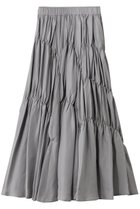 【スタニングルアー/STUNNING LURE】のパラシュートスカート 人気、トレンドファッション・服の通販 founy(ファニー) ファッション Fashion レディースファッション Fashion for Women スカート Skirts ロングスカート Long Skirts / Maxi & Midi Skirts おすすめ Recommended / Our Picks ギャザー Gathered, Ruffled ランダム Random, Irregular ロング Long, Long-Length 再入荷 Restock / Back in Stock thumbnail ライトグレー|ID: prp329100004881569 ipo3291000000036436138