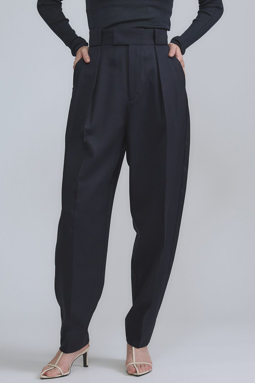 【カオス/Chaos】のラニールタックパンツ インテリア・キッズ・メンズ・レディースファッション・服の通販 founy(ファニー) 　ファッション　Fashion　レディースファッション　Fashion for Women　パンツ　Pants & Trousers　再入荷　Restock / Back in Stock　ネイビー|ID: prp329100004881571 ipo3291000000036436166