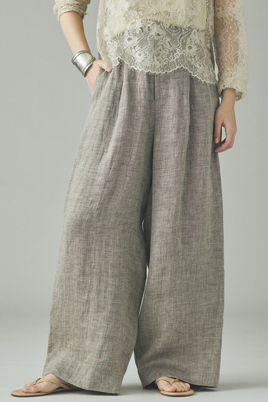 【カレンソロジー/Curensology】の〈C.S.G〉ダブルリネンパンツ 人気、トレンドファッション・服の通販 founy(ファニー) 　ファッション　Fashion　レディースファッション　Fashion for Women　パンツ　Pants & Trousers　タンブラー　Tumbler, Travel Mug　リネン　Linen, Linen Fabric　リラックス　Relax, Relaxed Fit　ロング　Long, Long-Length　ワイド　Wide, Wide Fit　other-2|ID: prp329100004881578 ipo3291000000036436209