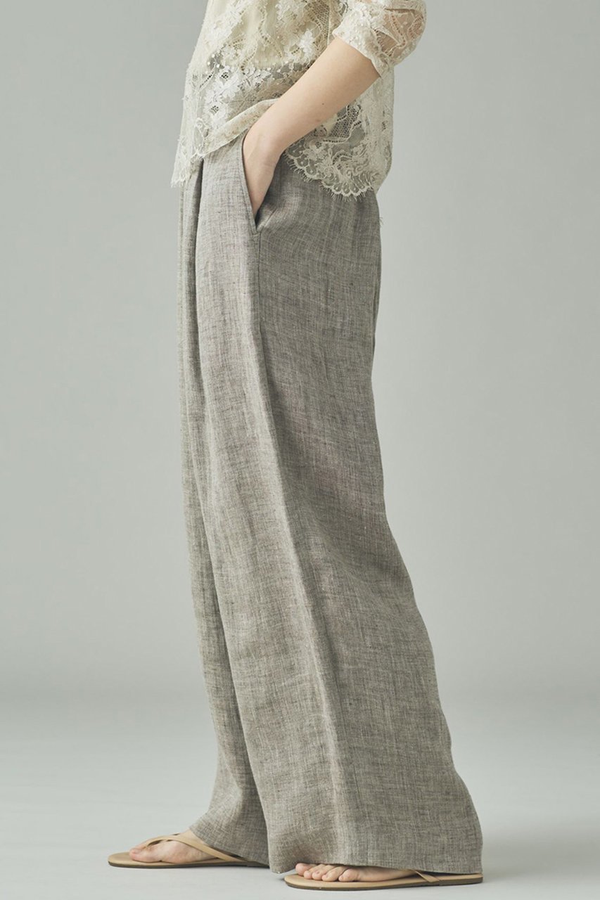 【カレンソロジー/Curensology】の〈C.S.G〉ダブルリネンパンツ 人気、トレンドファッション・服の通販 founy(ファニー) 　ファッション　Fashion　レディースファッション　Fashion for Women　パンツ　Pants & Trousers　タンブラー　Tumbler, Travel Mug　リネン　Linen, Linen Fabric　リラックス　Relax, Relaxed Fit　ロング　Long, Long-Length　ワイド　Wide, Wide Fit　other-3|ID: prp329100004881578 ipo3291000000036436213