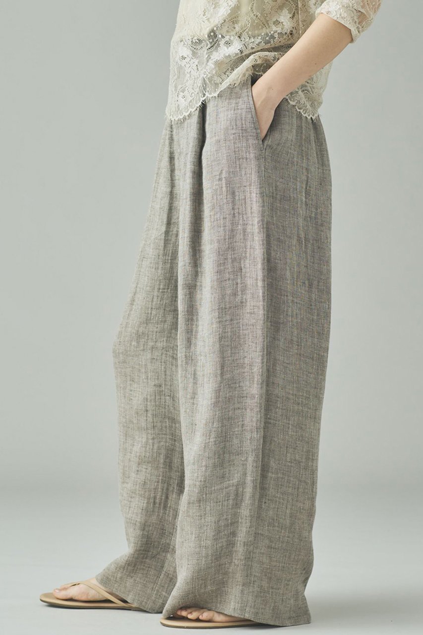 【カレンソロジー/Curensology】の〈C.S.G〉ダブルリネンパンツ 人気、トレンドファッション・服の通販 founy(ファニー) 　ファッション　Fashion　レディースファッション　Fashion for Women　パンツ　Pants & Trousers　タンブラー　Tumbler, Travel Mug　リネン　Linen, Linen Fabric　リラックス　Relax, Relaxed Fit　ロング　Long, Long-Length　ワイド　Wide, Wide Fit　other-5|ID: prp329100004881578 ipo3291000000036436219