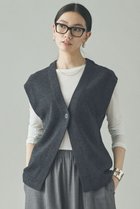 【カレンソロジー/Curensology】のマスキュリンニットベスト 人気、トレンドファッション・服の通販 founy(ファニー) ファッション Fashion レディースファッション Fashion for Women アウター Coat / Outerwear Collection レディースジャケット・軽アウター Jackets おすすめ Recommended / Our Picks ショルダー Shoulder, Shoulder Strap ジャケット Jacket, Outerwear ダブル Double, Double-Breasted デニム Denim, Jeans Material ベスト Vest, Waistcoat ロング Long, Long-Length thumbnail グレー|ID: prp329100004881584 ipo3291000000036436258