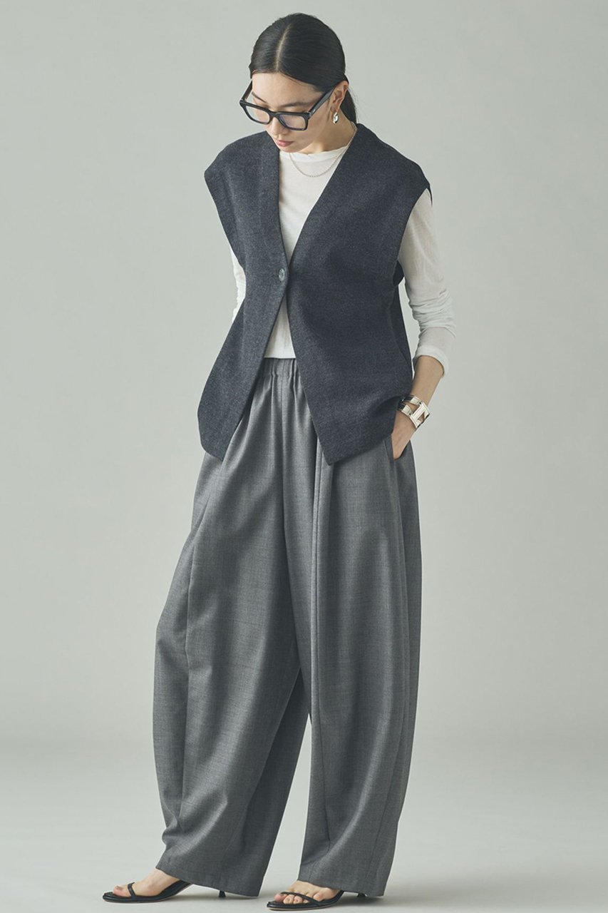 【カレンソロジー/Curensology】のマスキュリンニットベスト 人気、トレンドファッション・服の通販 founy(ファニー) 　ファッション　Fashion　レディースファッション　Fashion for Women　アウター　Coat / Outerwear Collection　レディースジャケット・軽アウター　Jackets　おすすめ　Recommended / Our Picks　ショルダー　Shoulder, Shoulder Strap　ジャケット　Jacket, Outerwear　ダブル　Double, Double-Breasted　デニム　Denim, Jeans Material　ベスト　Vest, Waistcoat　ロング　Long, Long-Length　other-6|ID: prp329100004881584 ipo3291000000036436271