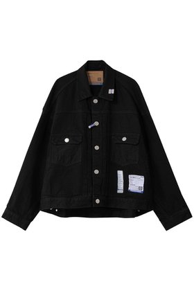 【メゾン ミハラヤスヒロ/Maison MIHARA YASUHIRO / MEN】の【MEN】【in-stru(men-tal).】ONE WASHED SELVAGE デニム ジャケット 人気、トレンドファッション・服の通販 founy(ファニー) ファッション Fashion メンズファッション Fashion for Men シンプル Simple, Minimal ジャケット Jacket, Outerwear デニム Denim, Jeans Material ブルゾン Blouson, Bomber Jacket ポケット Pocket, Pocket Detail リラックス Relax, Relaxed Fit ルーズ Loose, Oversized |ID:prp329100004881621