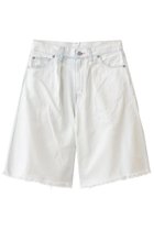 【マルティニーク/martinique】の【CURRENTAGE】デニムショートパンツ 人気、トレンドファッション・服の通販 founy(ファニー) ファッション Fashion レディースファッション Fashion for Women パンツ Pants & Trousers ショートパンツ・ハーフパンツ High-Waisted & Relaxed Shorts ショート Short, Short Length デニム Denim, Jeans Material フレア Flare, Flared thumbnail ホワイト|ID: prp329100004881646 ipo3291000000036436778