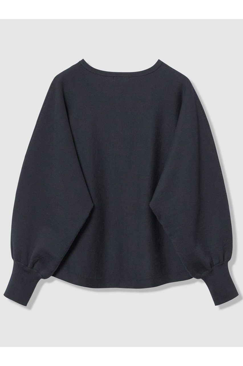 【アルアバイル/allureville】のコットンインレードルマンスリーブプルオーバー 人気、トレンドファッション・服の通販 founy(ファニー) 　ファッション　Fashion　レディースファッション　Fashion for Women　トップス・カットソー　Cut & Sew Tops　ニット　Knit Tops & Sweaters　カジュアルプルオーバー・ニットトップス　Pullovers & Knit Tops / Casual Pullovers　シンプル　Simple, Minimal　ニットソー　Knit-Sewn, Cut & Sew Knit　other-2|ID: prp329100004881654 ipo3291000000036436836