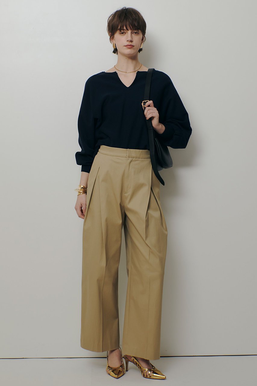 【アルアバイル/allureville】のコットンインレードルマンスリーブプルオーバー 人気、トレンドファッション・服の通販 founy(ファニー) 　ファッション　Fashion　レディースファッション　Fashion for Women　トップス・カットソー　Cut & Sew Tops　ニット　Knit Tops & Sweaters　カジュアルプルオーバー・ニットトップス　Pullovers & Knit Tops / Casual Pullovers　シンプル　Simple, Minimal　ニットソー　Knit-Sewn, Cut & Sew Knit　other-7|ID: prp329100004881654 ipo3291000000036436845