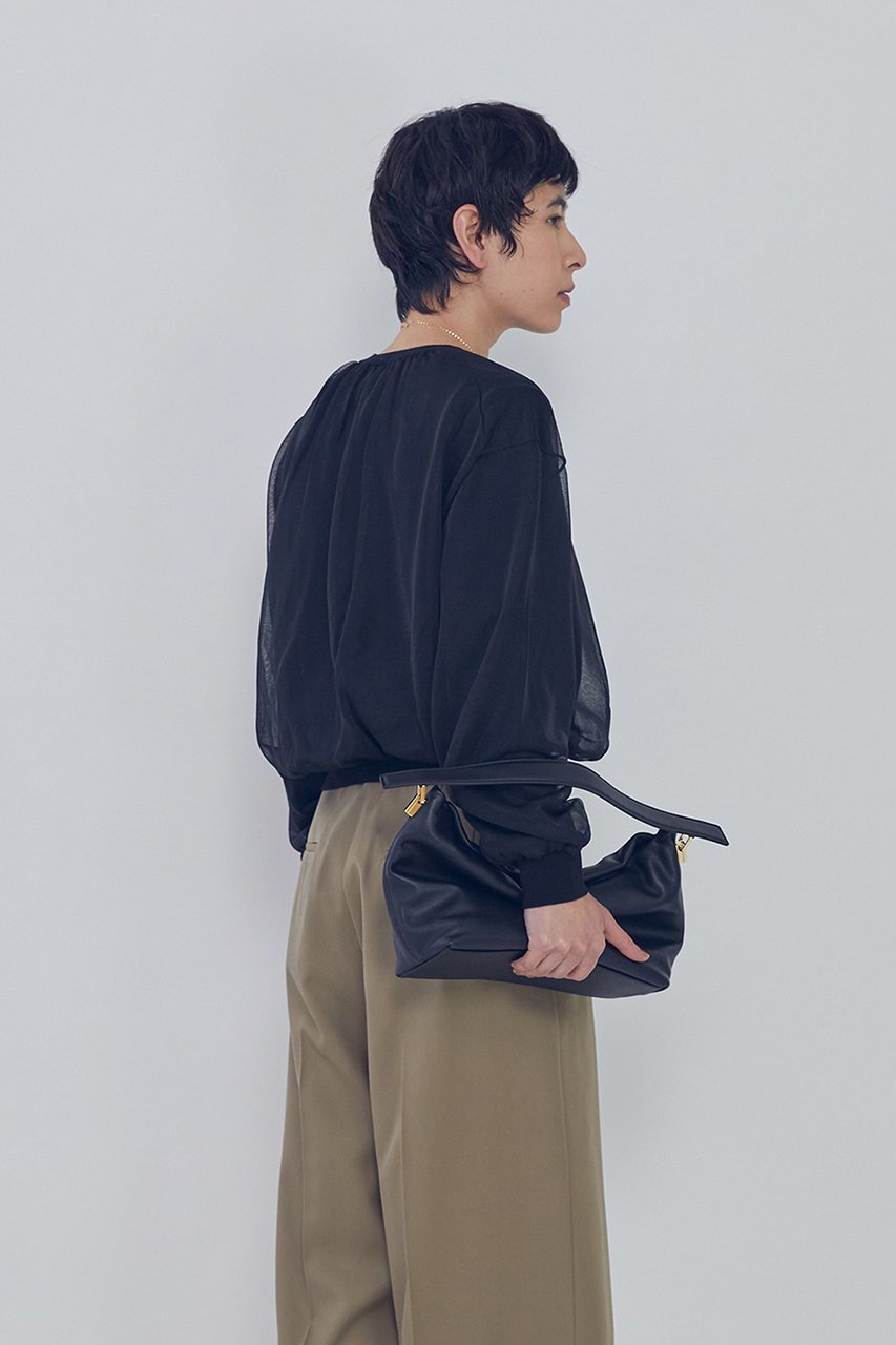 【プルミエ アロンディスモン/1er Arrondissement】のオーガンザレイヤードニットプルオーバー 大人の最旬トレンドファッション＆コーディネート founy(ファウニー) 　ファッション　Fashion　レディースファッション　Fashion for Women　トップス・カットソー　Cut & Sew Tops　ニット　Knit Tops & Sweaters　カジュアルプルオーバー・ニットトップス　Pullovers & Knit Tops / Casual Pullovers　シンプル　Simple, Minimal　スラックス　Slacks, Dress Pants　デニム　Denim, Jeans Material　ベーシック　Basic, Essential　エレガント 上品　Elegant　other-6|ID: prp329100004881659 ipo3291000000036837040