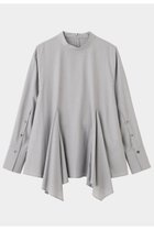 【ル フィル/LE PHIL】のスクエアヘムブラウス 人気、トレンドファッション・服の通販 founy(ファニー) ファッション Fashion レディースファッション Fashion for Women トップス・カットソー Cut & Sew Tops シャツ・ブラウス・オフィスカジュアル Elegant Blouses & Button-Ups とろみ Fluid, Flowy Fabric シンプル Simple, Minimal スクエア Square, Square Shape スタンダード Standard, Basic スリーブ Sleeve, Long Sleeve / Short Sleeve ツイル Twist, Twisted Detail バランス Balance, Style Balance フォルム Silhouette, Form ロング Long, Long-Length thumbnail グレー|ID: prp329100004881671 ipo3291000000036436943