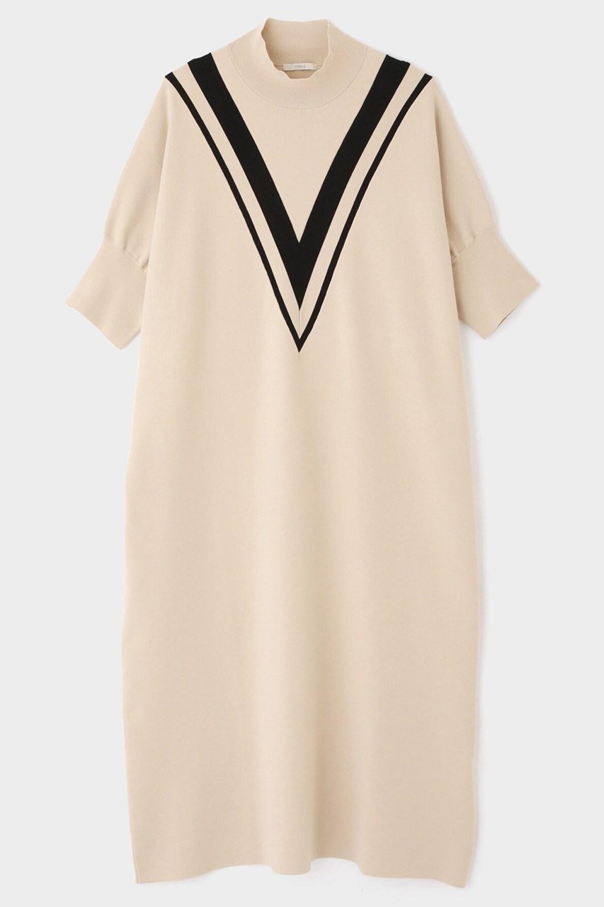 【ル フィル/LE PHIL】のラインオーバーワンピース 人気、トレンドファッション・服の通販 founy(ファニー) 　ファッション　Fashion　レディースファッション　Fashion for Women　ワンピース　Dresses　シンプル　Simple, Minimal　スタンダード　Standard, Basic　スリーブ　Sleeve, Long Sleeve / Short Sleeve　フォルム　Silhouette, Form　other-2|ID: prp329100004881679 ipo3291000000036437007