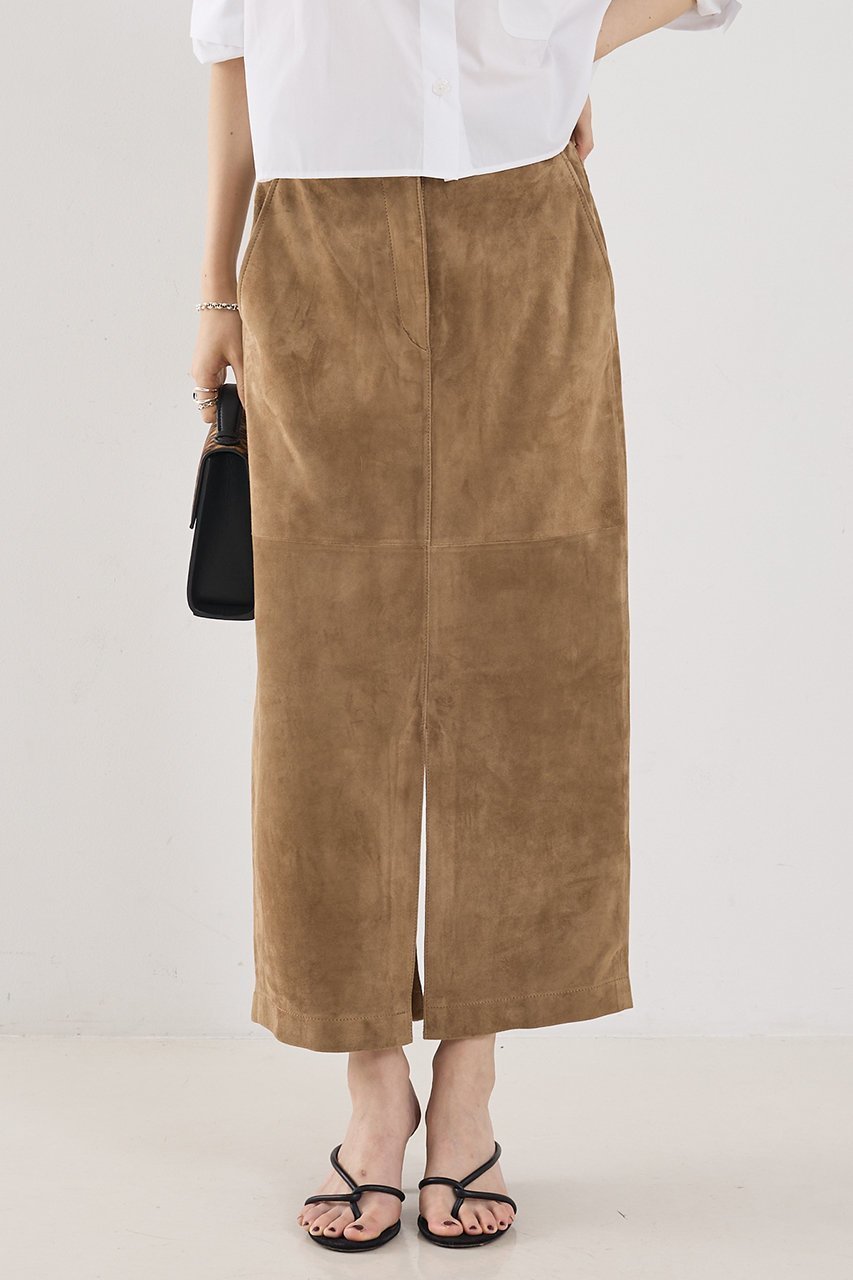 【ザ ストア バイ シー/THE STORE by C】の【COCUCA】スエードスリットスカート 人気、トレンドファッション・服の通販 founy(ファニー) 　ファッション　Fashion　レディースファッション　Fashion for Women　スカート　Skirts　ロングスカート　Long Skirts / Maxi & Midi Skirts　なめらか　Smooth, Silky Texture　スリット　Slit, Slit Detail　ロング　Long, Long-Length　other-8|ID: prp329100004881697 ipo3291000000036437164