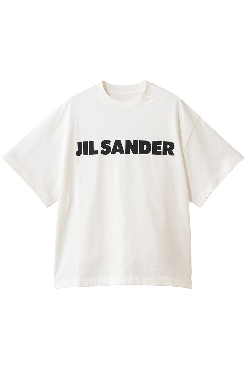【ジル サンダー/JIL SANDER】のLOGO ショートスリーブ Tシャツ インテリア・キッズ・メンズ・レディースファッション・服の通販 founy(ファニー) ファッション Fashion レディースファッション Fashion for Women トップス・カットソー Cut & Sew Tops シャツ・ブラウス・オフィスカジュアル Elegant Blouses & Button-Ups ロングTシャツ・Tシャツ Longline T-Shirts & Tees カットソー・ベーシックTシャツ Cut-and-Sewn Tops / Stretch Tees & Basics おすすめ Recommended / Our Picks ショート Short, Short Length シンプル Simple, Minimal スリーブ Sleeve, Long Sleeve / Short Sleeve トレンド Trend, Trending Now プリント Print, Printed Pattern ワイド Wide, Wide Fit ポーセリン|ID: prp329100004881702 ipo3291000000036437171