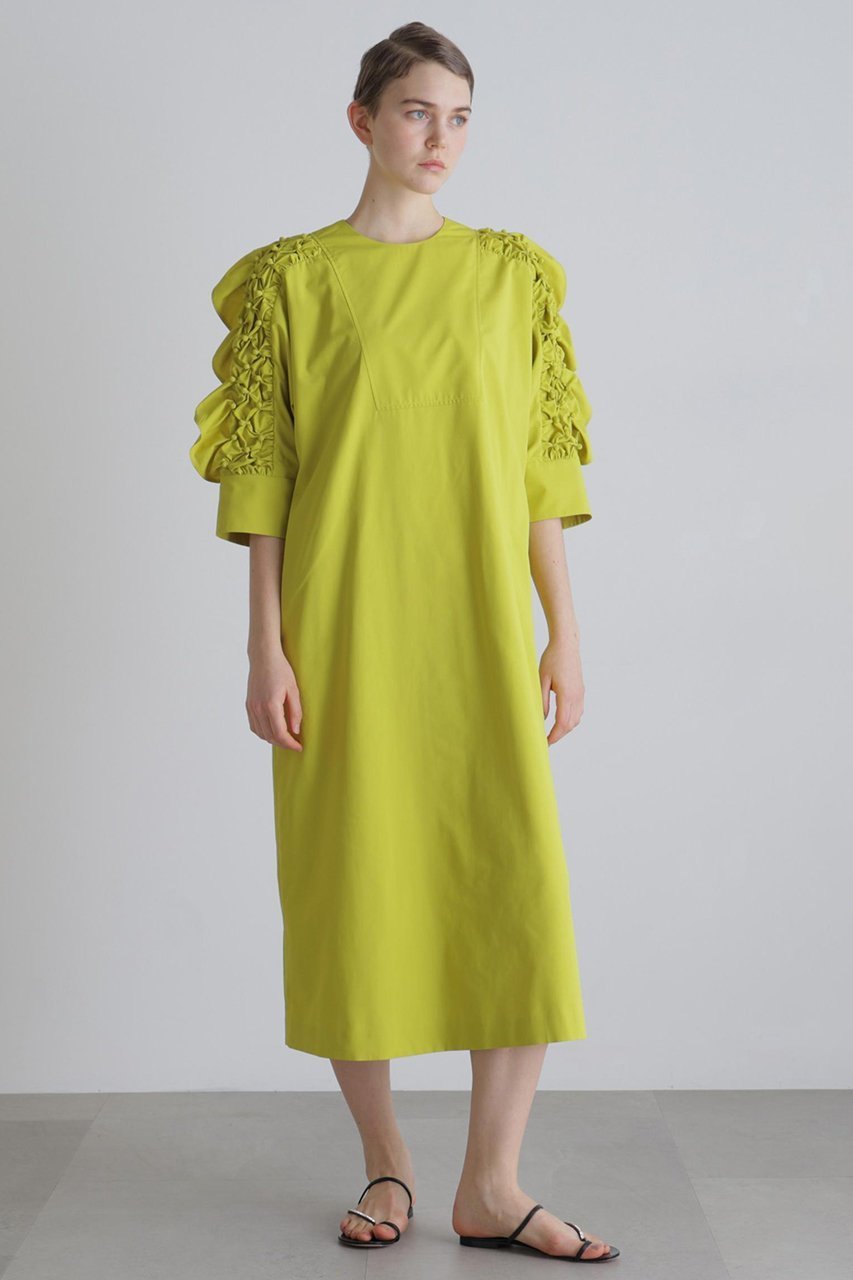 【アドーア/ADORE】のハンドスモッキングワンピース 人気、トレンドファッション・服の通販 founy(ファニー) 　ファッション　Fashion　レディースファッション　Fashion for Women　ワンピース　Dresses　チュニック　Tunic Tops & Dresses　サマー　Summer, Summer Style　タフタ　Taffeta, Structured Fabric　チュニック　Tunic, Long Top　ドレス　Dress, One-Piece　ロング　Long, Long-Length　エレガント 上品　Elegant　再入荷　Restock / Back in Stock　other-2|ID: prp329100004881734 ipo3291000000036437455