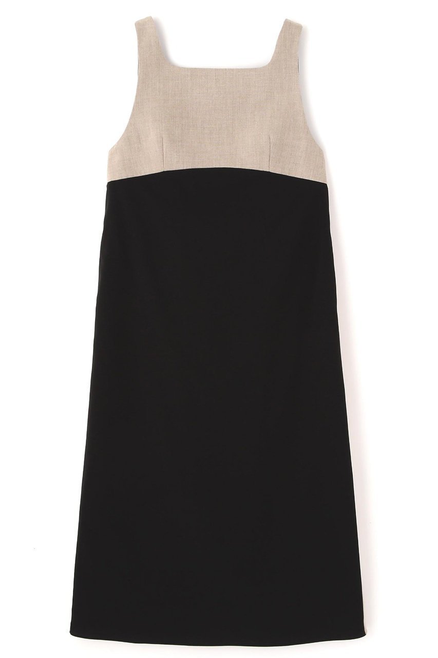 【アドーア/ADORE】のデュアルクロスワンピース インテリア・キッズ・メンズ・レディースファッション・服の通販 founy(ファニー) 　ファッション　Fashion　レディースファッション　Fashion for Women　ワンピース　Dresses　チュニック　Tunic Tops & Dresses　チュニック　Tunic, Long Top　ドッキング　Docking, Mixed Material　フロント　Front, Front Design　ロング　Long, Long-Length　再入荷　Restock / Back in Stock　ベージュ|ID: prp329100004881738 ipo3291000000036437488