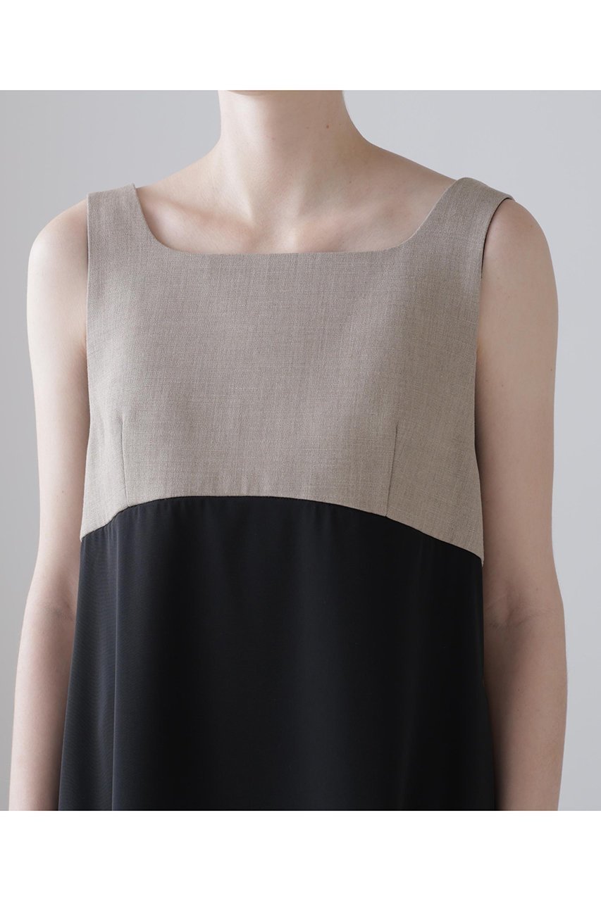 【アドーア/ADORE】のデュアルクロスワンピース 人気、トレンドファッション・服の通販 founy(ファニー) 　ファッション　Fashion　レディースファッション　Fashion for Women　ワンピース　Dresses　チュニック　Tunic Tops & Dresses　チュニック　Tunic, Long Top　ドッキング　Docking, Mixed Material　フロント　Front, Front Design　ロング　Long, Long-Length　再入荷　Restock / Back in Stock　other-6|ID: prp329100004881738 ipo3291000000036437498