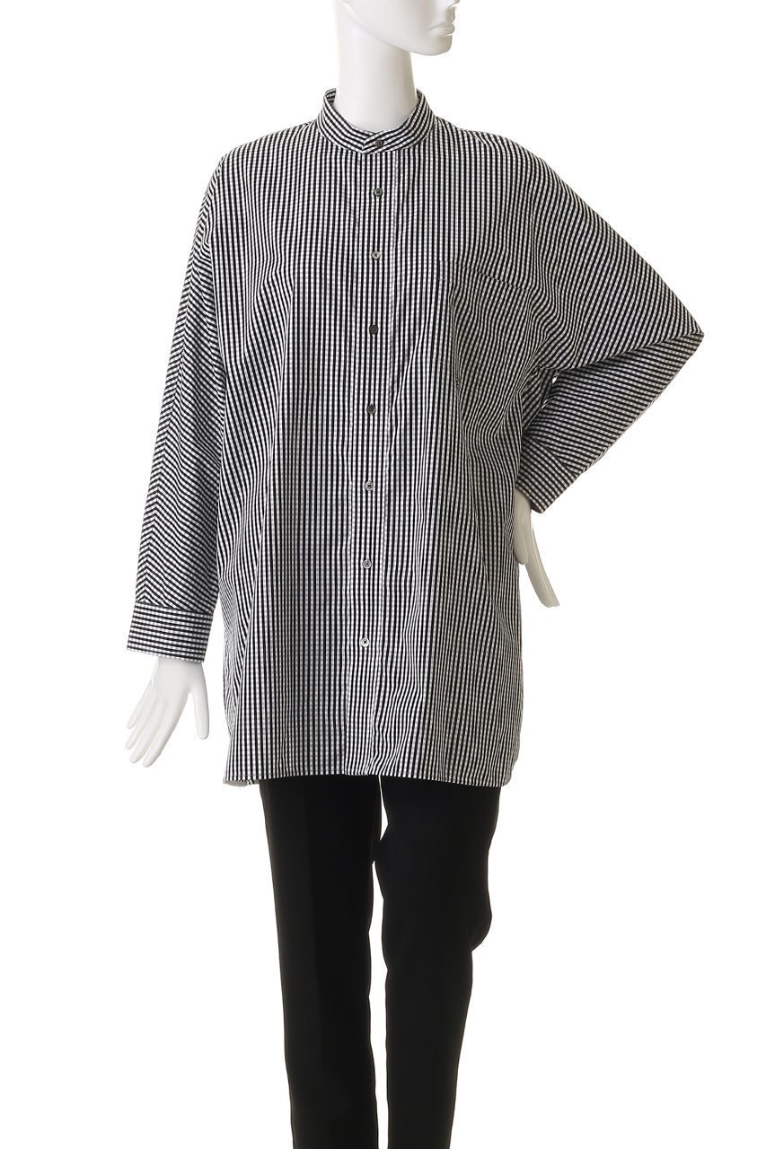 【ティッカ/TICCA】のノーカラーテントシャツ 人気、トレンドファッション・服の通販 founy(ファニー) ファッション Fashion レディースファッション Fashion for Women トップス・カットソー Cut & Sew Tops シャツ・ブラウス・オフィスカジュアル Elegant Blouses & Button-Ups クラシック Classic, Timeless Style スリーブ Sleeve, Long Sleeve / Short Sleeve フォルム Silhouette, Form ボトム Bottoms, Lower Wear ロング Long, Long-Length ワイド Wide, Wide Fit other-2|ID: prp329100004881746 ipo3291000000036437557