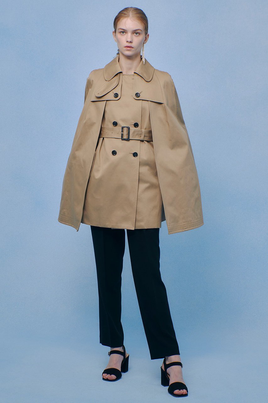 【アルアバイル/allureville】の【LOULOU WILLOUGHBY】トレンチケープコート インテリア・キッズ・メンズ・レディースファッション・服の通販 founy(ファニー) 　ファッション　Fashion　レディースファッション　Fashion for Women　アウター　Coat / Outerwear Collection　コート・ロングコート・ピーコート　Long Coats, Peacoats & More　おすすめ　Recommended / Our Picks　ショート　Short, Short Length　セットアップ　Set-Up, Coordinated Outfit　トレンチ　Trench, Trench Coat　ワーク　Workwear, Utility Style　人気　Popular, Best Seller　A/W・秋冬　Autumn/Winter　キャメル|ID: prp329100004881779 ipo3291000000036437843